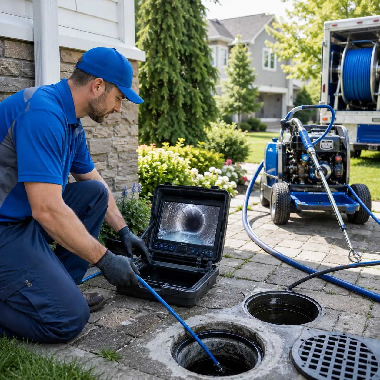 Outdoor drain cleaning professionals serving Clearwater, NE